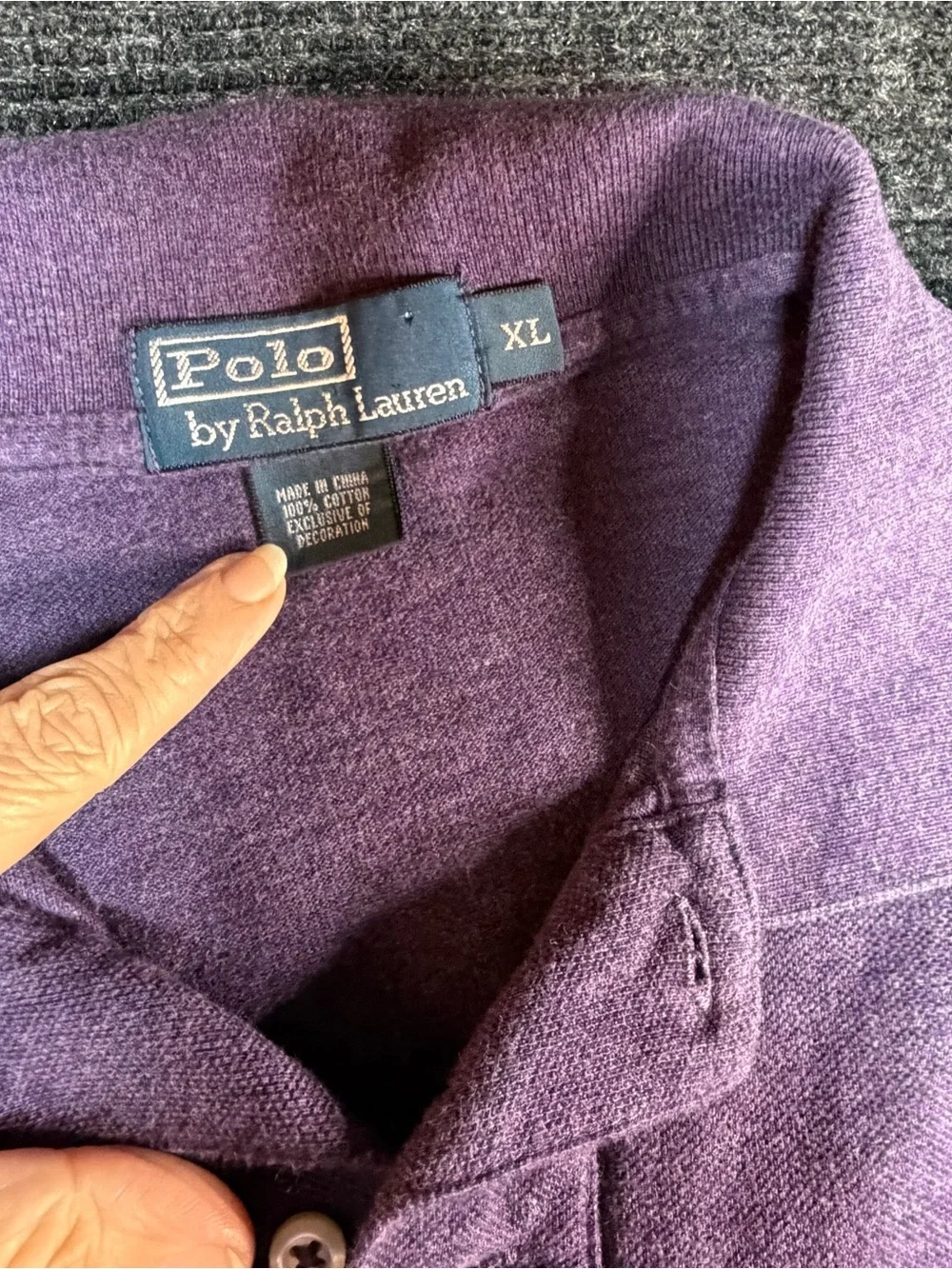 Ralph Lauren Long-Sleeve Polo Shirt - Lavender Purple